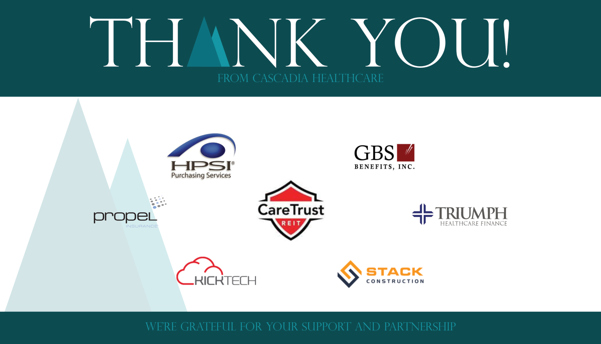 Thank you to all of our partners!