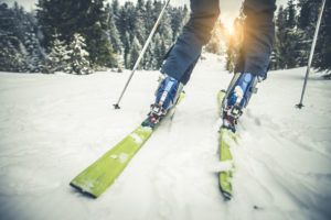 Skier on the mountain