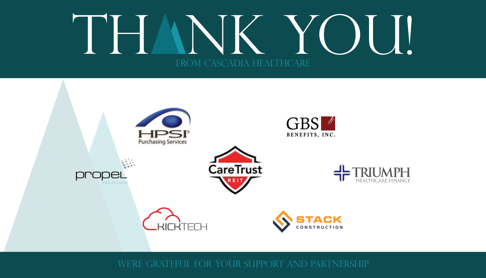 Thank you to all of our partners!